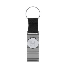 Nevin. Holder Keyring Coin (MAKITO 21917 ) - SILVER