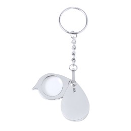Kitins 8X. Magnifier Keyring (MAKITO 21257 ) - SILVER