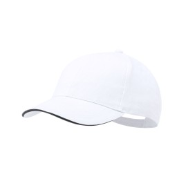 Linnea. Sapca 100% Brushed Cotton / Cap (MAKITO 1535 ) - WHITE