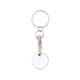 Euromarket. Keyring Coin (MAKITO 3298 ) - WHITE