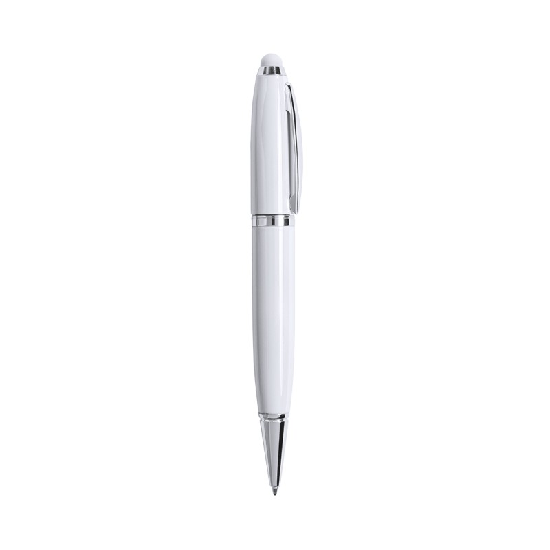 Sivart 16GB. USB Stylus Touch Ball Pen (MAKITO 5849 ) - WHITE Sivart 16GB. USB Stylus Touch Ball Pen (MAKITO 5849 ) - WHITE