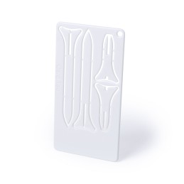 Tunker. Golf Tee Card (MAKITO 5441 ) - WHITE