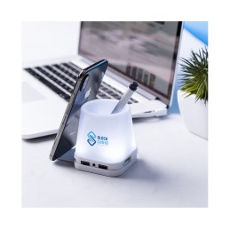 Belind. USB Hub Pencil Holder (MAKITO 5964 ) - WHITE