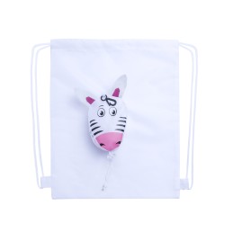 Kissa. Foldable Drawstring Bag (MAKITO 4788 ) - WHITE