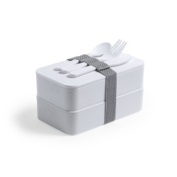 Fandex. Antibacterial Lunch Box (MAKITO 6708 ) - WHITE
