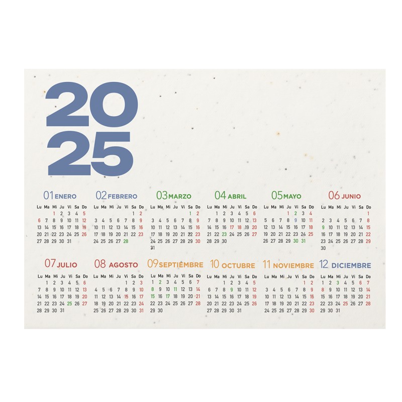 Koryo. Seeds Desktop Calendar (MAKITO 21286 ) - WHITE Koryo. Seeds Desktop Calendar (MAKITO 21286 ) - WHITE
