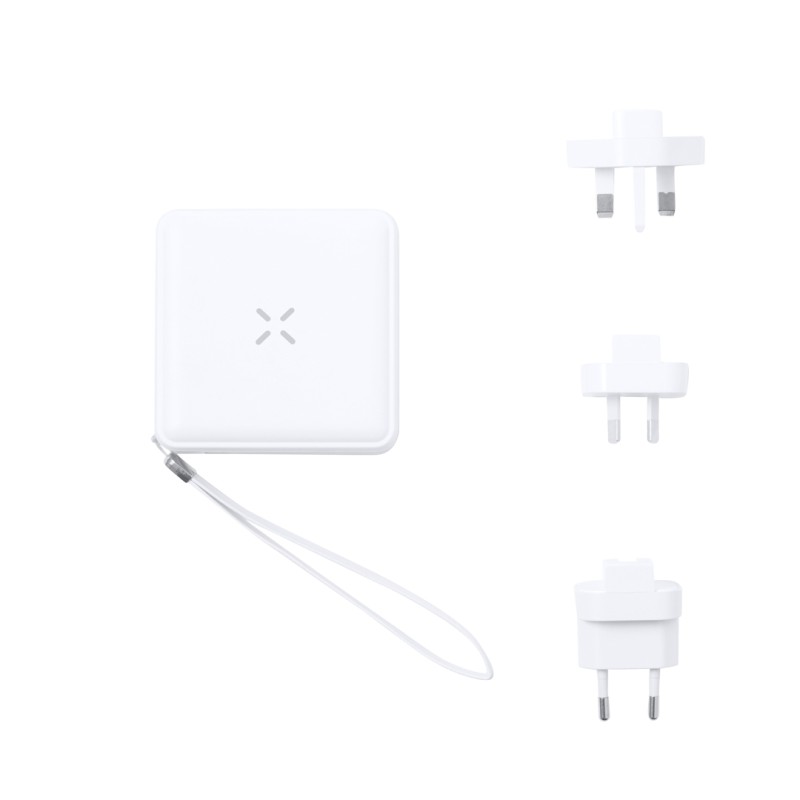 Joks. Multifunction Travel Adapter (MAKITO 21025 ) - WHITE Joks. Multifunction Travel Adapter (MAKITO 21025 ) - WHITE