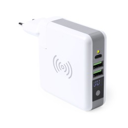 Teimpor. Multifunction Travel Adapter (MAKITO 6141 ) - WHITE