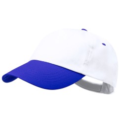 Sport. Sapca 100% Cotton/ Cap (MAKITO 8072 ) - WHITE / BLUE
