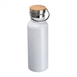 Sticlă de băut vidat din oţel inoxidabil sublimabi, Alb  - 8525906