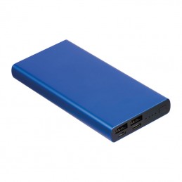 Powerbank din aluminiu reciclat 10.000 mAh, Albastru - 3450304