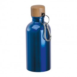 Sticlă de băut din oţel inoxidabil cu carabină, 40, Albastru - 8497204