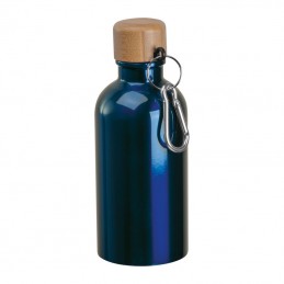 Sticlă de băut din oţel inoxidabil cu carabină, 40, Albastru Inchis - 8497244