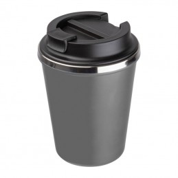 Pahar de băut din oţel inoxidabil cu perete dublu,, Gri - 8496207