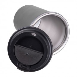 Pahar de băut din oţel inoxidabil cu perete dublu,, Gri - 8496207