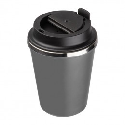 Pahar de băut din oţel inoxidabil cu perete dublu,, Gri - 8496207