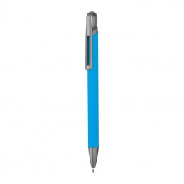 Pix cu suprafaţă cauciucată cu mină semigel, Light Blue - 1444024