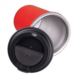 Pahar de băut din oţel inoxidabil cu perete dublu,, Rosu - 8496205