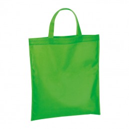 Sacoșă de cumpărături din material non woven recic, Apple Green - 6480429