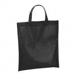 Sacoșă de cumpărături din material non woven recic, Negru - 6480403