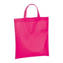 Sacoșă de cumpărături din material non woven recic, Roz - 6480411