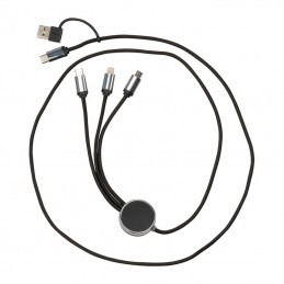 Cablu de încărcare cu funcţie de iluminare, Negru - 3494503