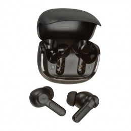 Căști Bluetooth in-ear CrisMa cu etui de încărcare, Negru - 3524903
