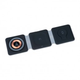 Încărcător wireless 3 în 1 (telefon, căști, ceas i, Negru - 3524703