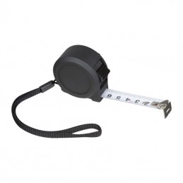 Ruletă de oţel cu carcasă din plastic, 3 m, Negru - 9462903
