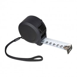 Ruletă de oţel cu carcasă din plastic, 5 m, Negru - 9462503
