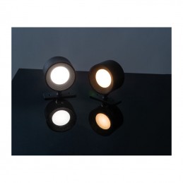 Set de 2 lămpi de perete reîncărcabile, Negru - 9488003