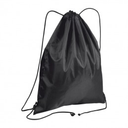 Sac sport din poliester reciclat, Negru - 6470003