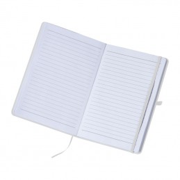 Notes A5 cu pagini liniate, Alb  - 2875906