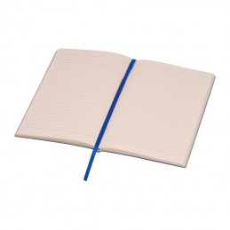 Caiet A5 cu copertă moale PU „Stripes”, Albastru - 2498004