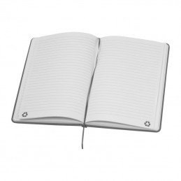 Caiet A5 din hârtie reciclată, Gri - 2526107