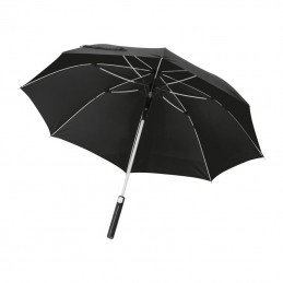Umbrelă automată, fibră de sticlă, Negru - 4498603