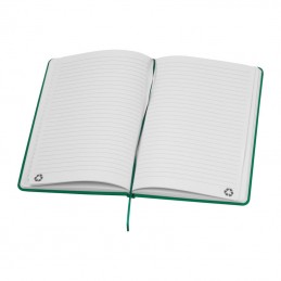 Caiet A5 din hârtie reciclată, Verde - 2526109