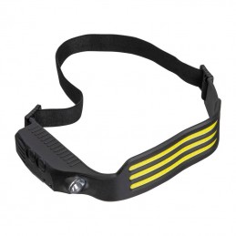 Lanternă de cap cu LED-uri COB, Negru - 9485503