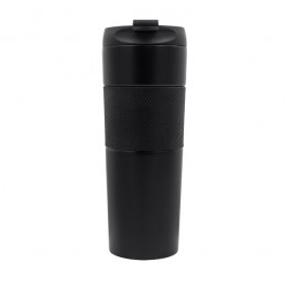 ASPET thermal mug with french press 450 ml, black - R08191.02