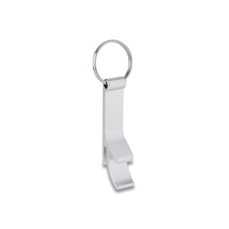 ALUMINIUM key ring with opener, silver - R73720.01 ALUMINIUM key ring with opener, silver - R73720.01