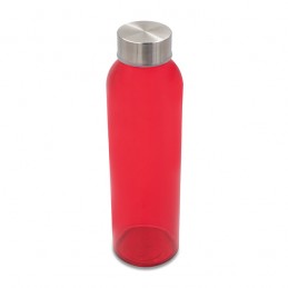 AQUA KUBA colour glass bottle 500 ml, red - R08176.08