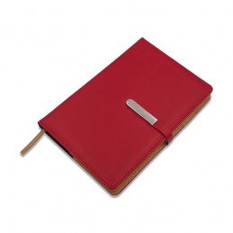 LA MORA lined notebook, red - R64261.08