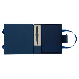 LOVINA gift set of notebook and pen, dark blue - R02328.42
