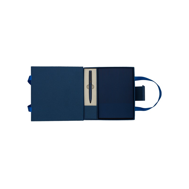 LOVINA gift set of notebook and pen, dark blue - R02328.42 LOVINA gift set of notebook and pen, dark blue - R02328.42
