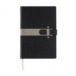 LORENZO squared notebook, grey - R91774.21