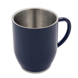 DAY stainless steel thermo mug 350 ml, dark blue - R08343.42