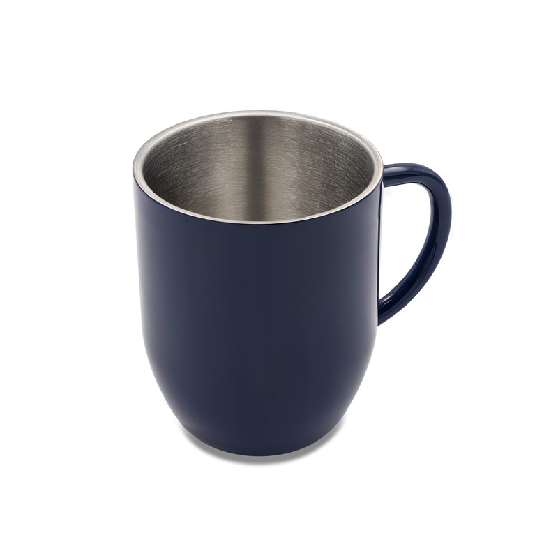 DAY stainless steel thermo mug 350 ml, dark blue - R08343.42 DAY stainless steel thermo mug 350 ml, dark blue - R08343.42