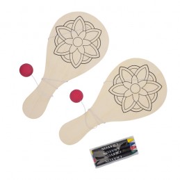 PLAYO set of paddles, beige - R73716.13