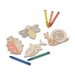 FILIPPO set of decorations for colouring, beige - R74050.13