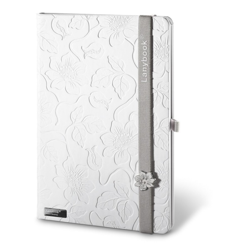 LANYBOOK INNOCENT PASSION WHITE. Notepad 53435.13, Gri